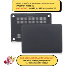 McStorey Macbook Kılıf MacBook Air Kılıf 11inç A1370 A1465 ile Uyumlu Mat