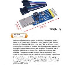 Humble 6'sı 1 Arada Çok Fonksiyonlu Usb'den Uart'a Seri Bağlantı Noktası Modülü USB Ttl 485 232 Ücretsiz Dönüşüm CP2102 Usb'den Ttl'ye Ttl'den 232'YE (Yurt Dışından)