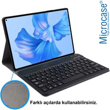 Microcase Huawei Matepad Air 11.5 Inch Uyumlu Tablet Bluetooth Klavyeli Standlı Kılıf - Bkk4