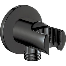 E.C.A Ankastre Duş Çıkış Dirseği Mat Siyah Renkli 102199523C1