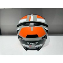 Sway Kask Sway Sw 820 Aıx Full Face Gümüş Vizör