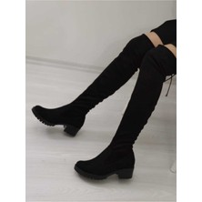 Çiğdem Kundura Pamuk Siyah Çorap Çizme - Siyah - 36 - ST00385-SİYAH-36