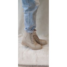 Voyager Gerçek Deri Bej Kadın Postal Bot 8955 - Bej - 40 - ST00539-BEJ-40