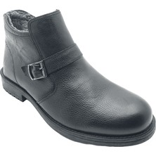 Çiğdem Kundura Gamze - 8195 - Içi Kürklü Gerçek Deri Bot - Siyah - 42