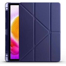 FUJİMAX Xiaomi Redmi Pad Se 11 İnç Kılıf Yatay ve Dikey Standlı Uyku Modlu Kalemlikli Trifold Arkası Soft Silikon Smart Kılıf