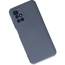 Newface Xiaomi Redmi Note 11 4g Kılıf Nano Içi Kadife  Silikon - Gri 277097