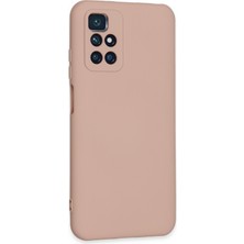 Newface Xiaomi Redmi Note 11 4g Kılıf Nano Içi Kadife  Silikon - Pudra 277097