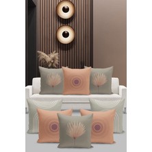 Filamente 8'Li Kırlent Kılıf Seti Çift Taraflı Dijital Baskılı