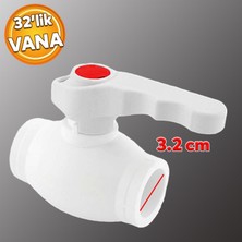 Badem10 Küresel Pprc Ekonomik Vana Plastik 32'lik Pvc Vanası Dişsiz Aç Kapa Boru Kaynak Makine Bağlantı