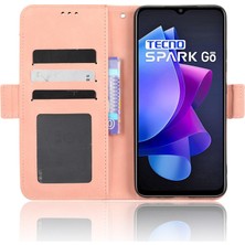 Seniee Tecno Spark Go 2023 Telefon Kılıfı Için Kart Yuvalı Deri Telefon Kılıfı (Yurt Dışından)