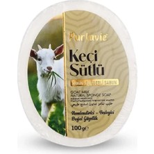 Purlavie Doğal Süngerli Sabun Keçi Sütlü 100 Gr