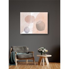 Geometrik Soyut Soft Daireler Kanvas Tablo