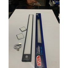 40 cm Ycl Cabinet 10 W Sensörlü 3 Renk Işıklı Şarjlı Mıknatıslı ve Yapışkanlı LED Işık