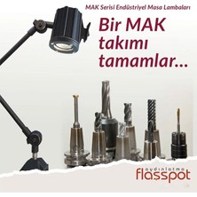 Flaş Spot Mak4 Endüstriyel Tezgah, Torna Lambası Toza ve Suya Dayanıklı