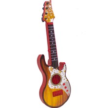 Erzi Oyuncak Rock Gitar Metal Telli 45 cm Kırmızı