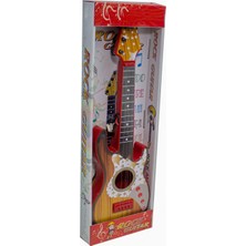 Erzi Oyuncak Rock Gitar Metal Telli 45 cm Kırmızı