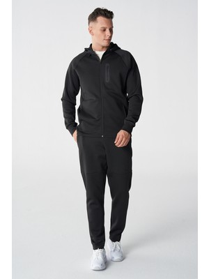 Hummel Hmlethan Zip Erkek Siyah Sweatshirt 921769-2001