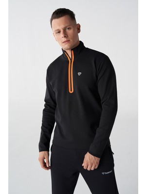 Hummel Hmlswesso Zip Neck Erkek Siyah Sweatshirt 921857-2001