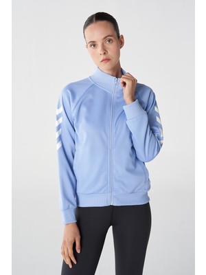 Hummel Hmlgenesa Zip Kadın Mavi Eşofman Üstü 921773-2516 Spor Tarzı ve Rahat Kesim