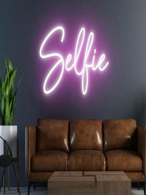 Twins Led Aydınlatma Selfie Yazılı Neon Tabela