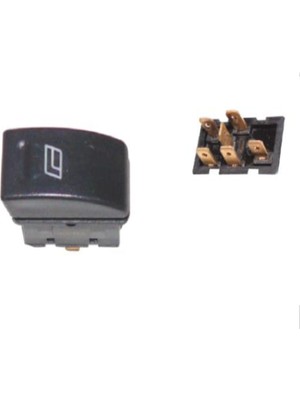 Parçazamanı Volkswagen Polo 1993 - Sonrası Tekli Cam Açma Kapatma Anahtarı
