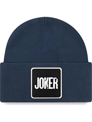 Black Börk V1 Akrilik Joker - 1sb Kod Logolu Unisex Indigo Bere (Beanie)