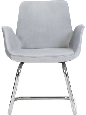 Markaelz Krom Metal Ayaklı Pescado Sandalye Misafir Koltuğu Bekleme Koltuğu