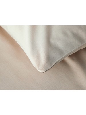 English Home Nova Premium Soft Cotton Çift Kişilik Nevresim Takımı 200X220 cm Bej