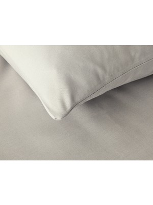 English Home Nova Premium Soft Cotton Tek Kişilik Nevresim Takımı 160X220 cm Gri