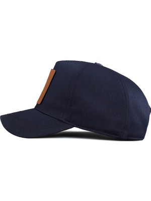 BlackBörk V2 Baseball Ayı - 1 Kod Logolu Unisex Lacivert Şapka (Cap)