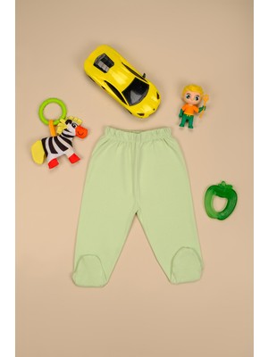 Bebe Tospik Pamuklu Yumuşak Kız - Erkek Bebek Patikli Alt