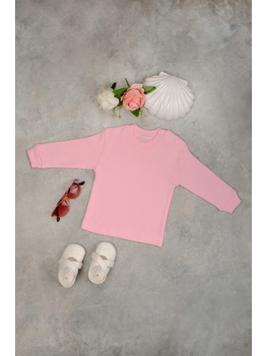 Bebe Tospik Pamuklu  Uzun Kollı Yumuşak Omuz Çıtçıt Body Zıbın