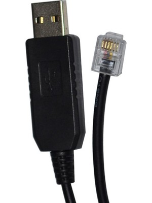 Talent 2x USB - RJ11 RJ12 6P4C Adaptör Seri Kontrol Kablosu Eqmod - El Kontrol Kablosu Için Pc Bağlantısı Bağlantısı, 1,8 M (Yurt Dışından)