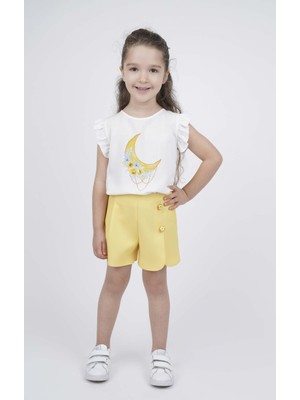 Best Kids Kız Çocuk Kolları Fırfırlı Bluz