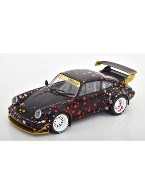 Solido Porsche 911 Rwb Aokı 2021 Flatblack Red Golden