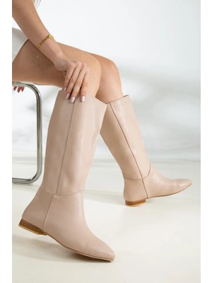 Erla Vizon Kadın Düz Çizme