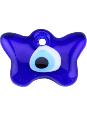 Depposite Cam Nazar Boncuğu Delikli Kelebek Modeli Küçük