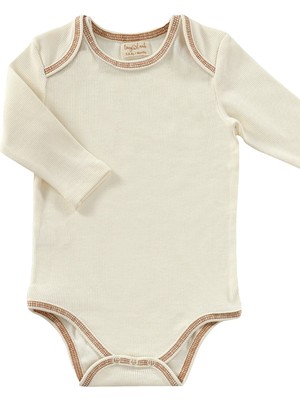 Tiny Lamb Flavor 3 Parça Unisex Bebek Uzun Kollu Pamuk Bodysuit Takımı