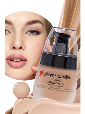 Pierre Cardin Aqua Wow Mineralli Su Bazlı Fondöten Medium Skin With Very Warm