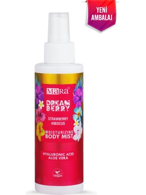 Mara Dreamberry Aloe Vera ve Hyalüronik Asitli Yoğun Nemlendirici Vücut Spreyi 150 ml – Canlandırıcı Etki