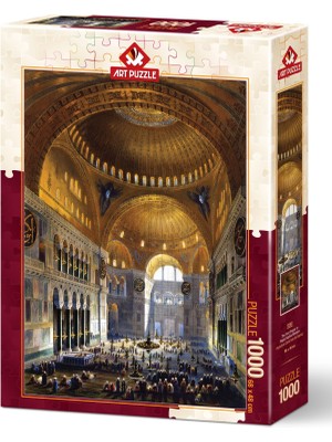 Art Puzzle Ayasofya Camii'nde İlk Namaz 1000 Parça Puzzle