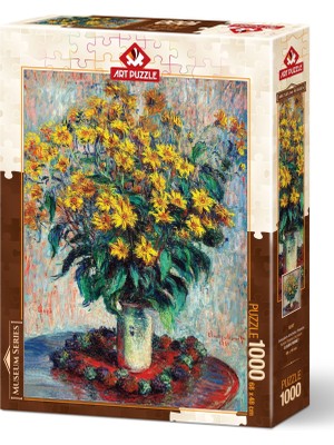 Art Puzzle Kudüs Enginar Çiçekleri, Claude Monet 1000 Parça Puzzle