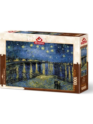 Art Puzzle Yıldızlı Gece 2, Vincent Van Gogh 1000 Parça Puzzle