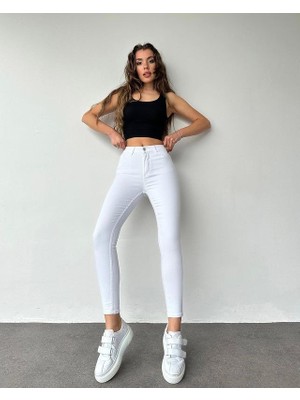 Sosostyle Gabardin Kumaş Yüksek Bel Pantolon 94CM XLBEL36CM