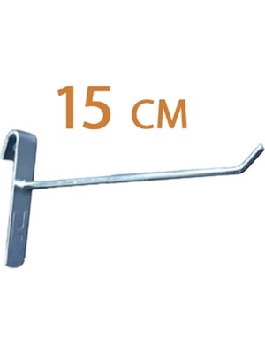 Gri Dekor 100 Adet 15 cm Metalik Tel Pano Kancası, Bijuteri Askı, Aksesuar Askısı, Çok Amaçlı Askı