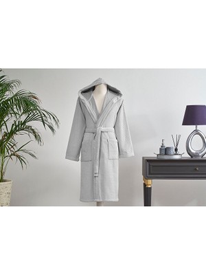 Özdilek Bright Kapüşonlu Kadife Bornoz S/m Beden