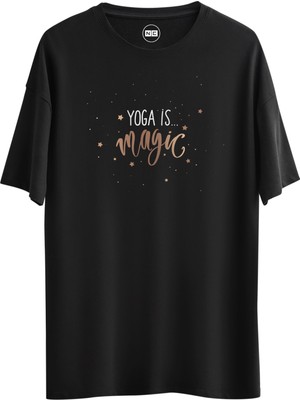 Noicasuale Yoga Ic Magic  Tasarım Dijital Baskılı Regular Relax T-Shirt