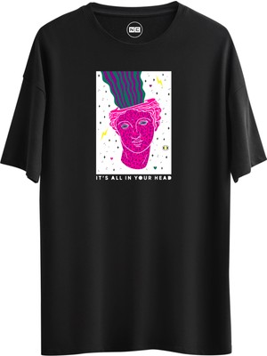 Noicasuale Heads  Tasarım Dijital Baskılı Regular Relax T-Shirt