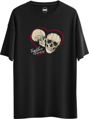 Noicasuale Together Forever  Tasarım Dijital Baskılı Regular Relax T-Shirt