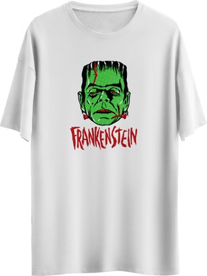 Noicasuale Frankestein  Tasarım Dijital Baskılı Regular Relax T-Shirt